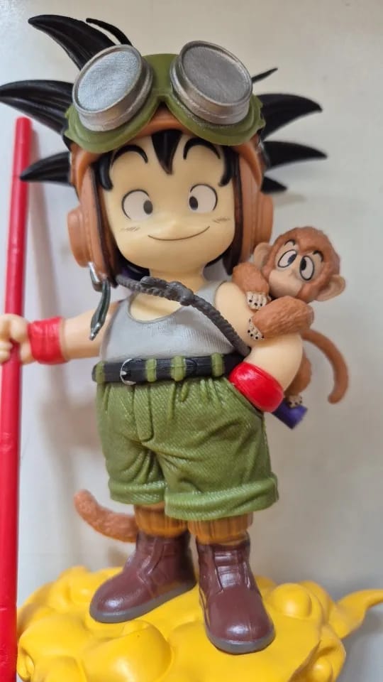 Customer photo review of Goku Young Adventurer "Journey to the West" Style 16cm Figure with Power Pole, Flying Nimbus & Small Monkey Companion