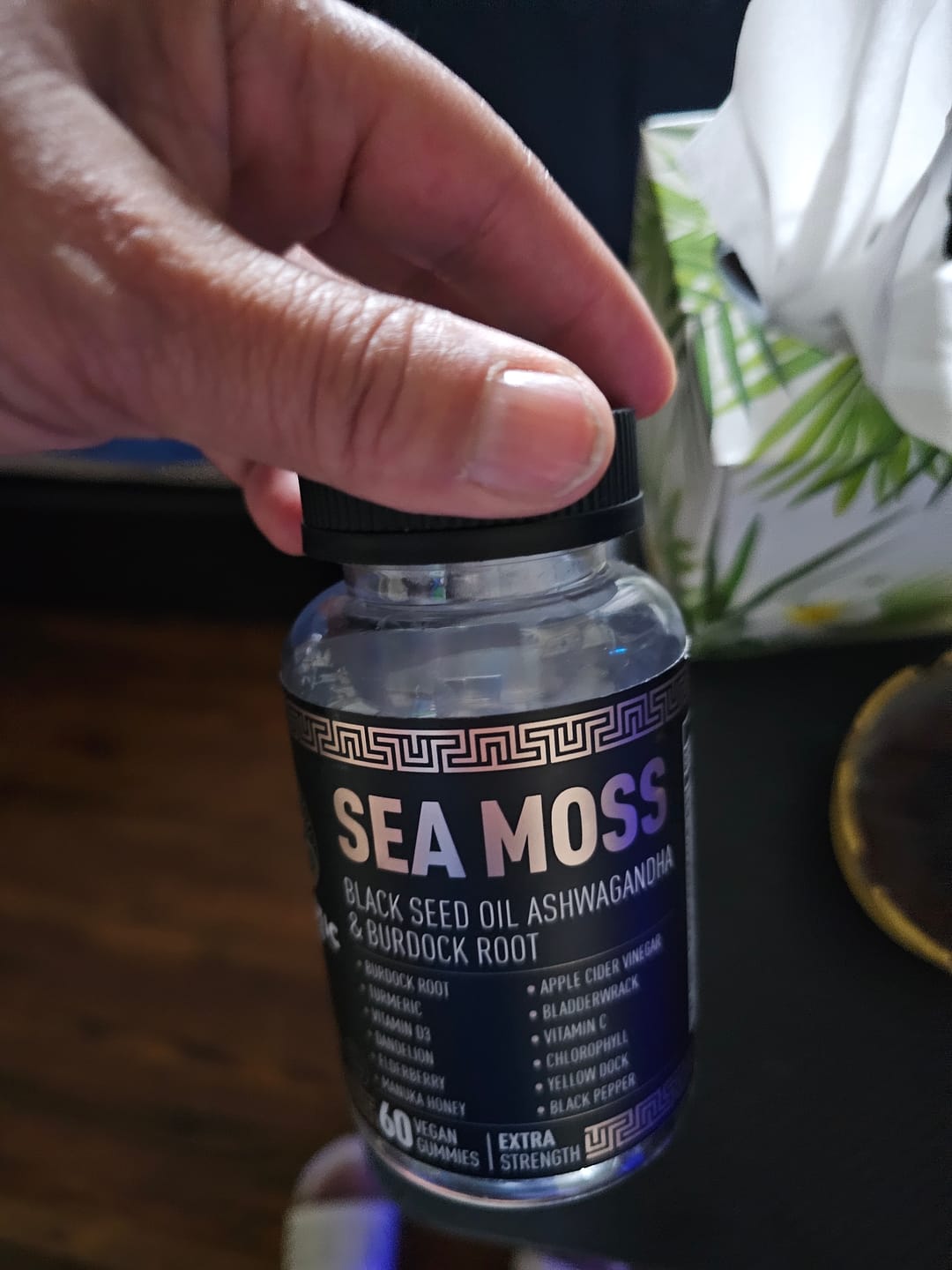 Customer photo review of Black Gold Sea Moss Gummies