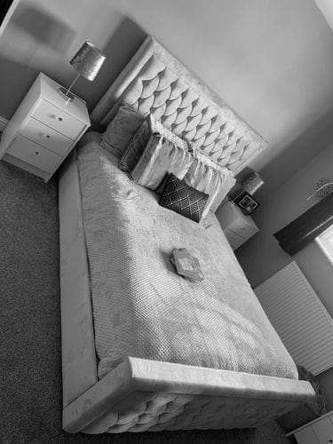 Customer photo review of Gracie Bumber Square Chesterfield Bed