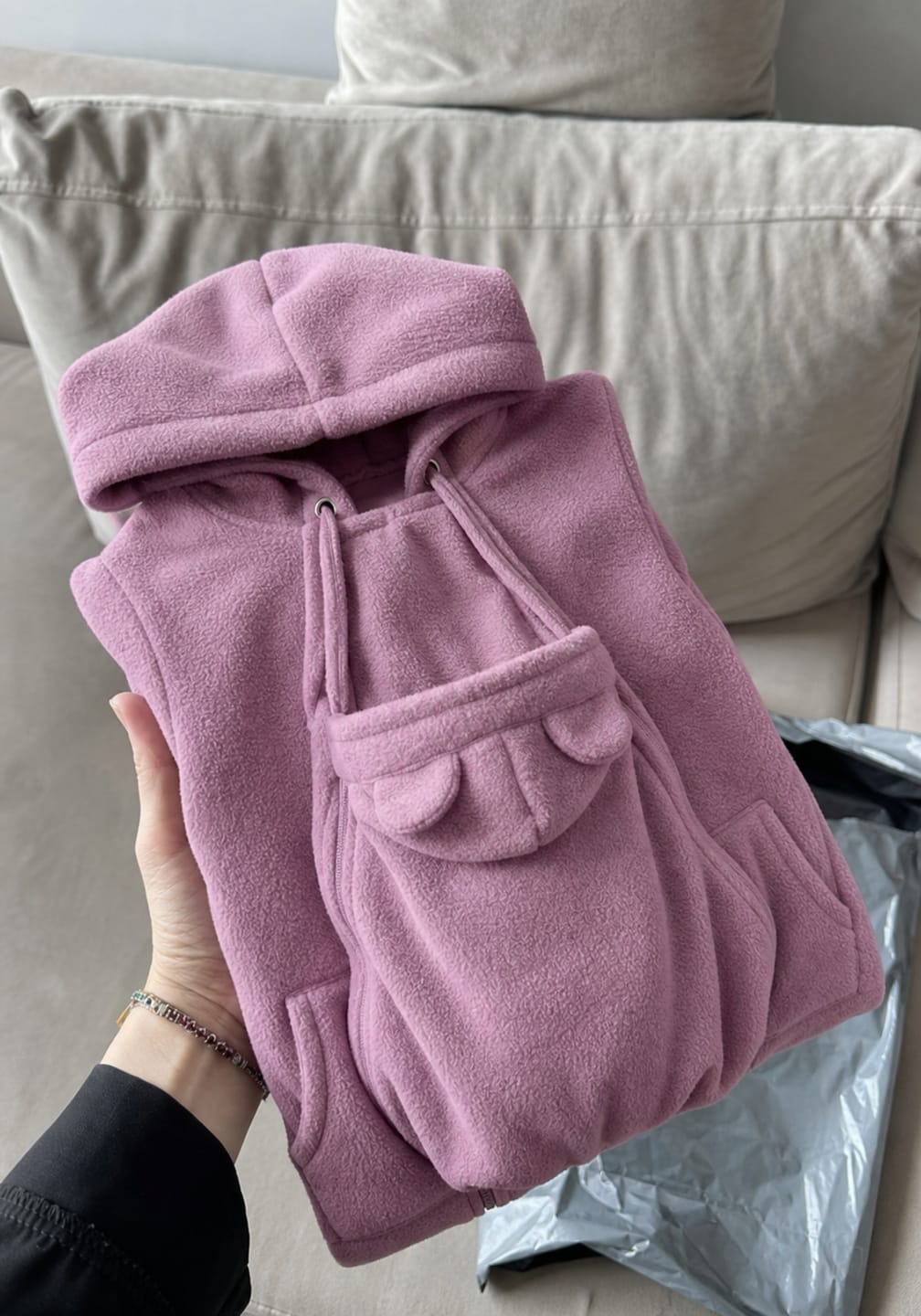 Customer photo review of Suéter maternal
