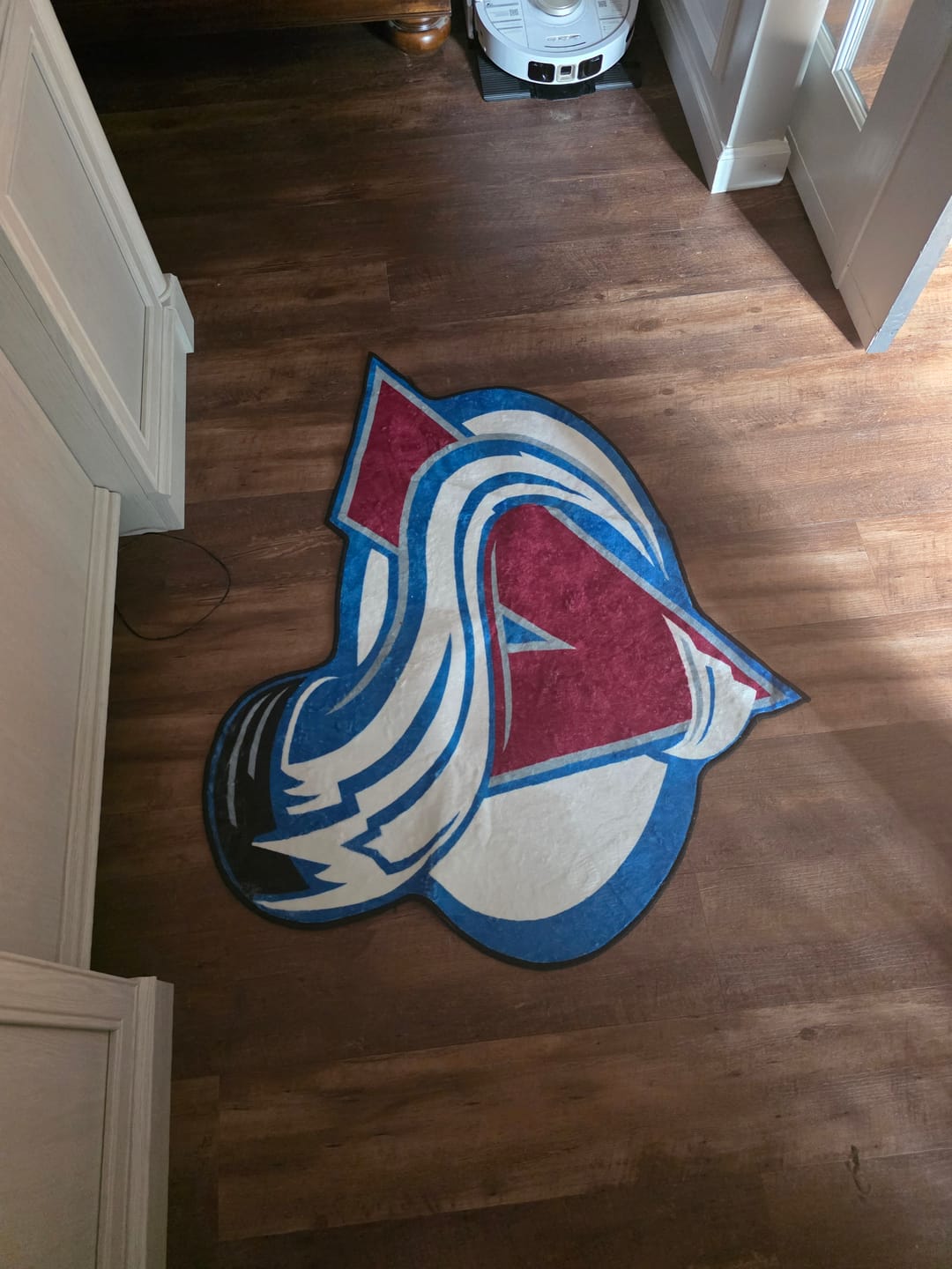 Customer photo review of Colorado Avalanche rug