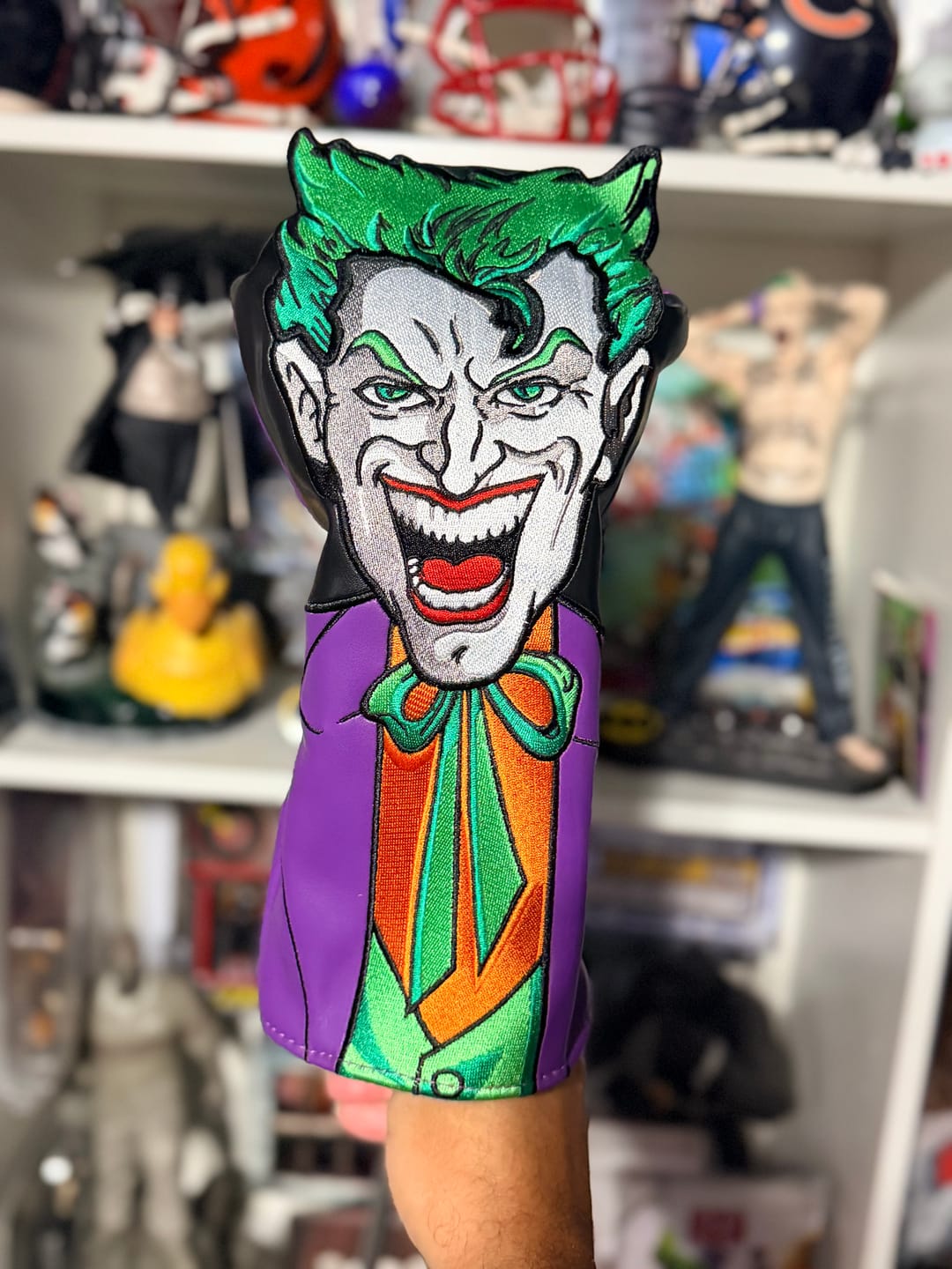 Customer photo review of Batman™ 85th Anniversary "Joker" – Driver Headcover