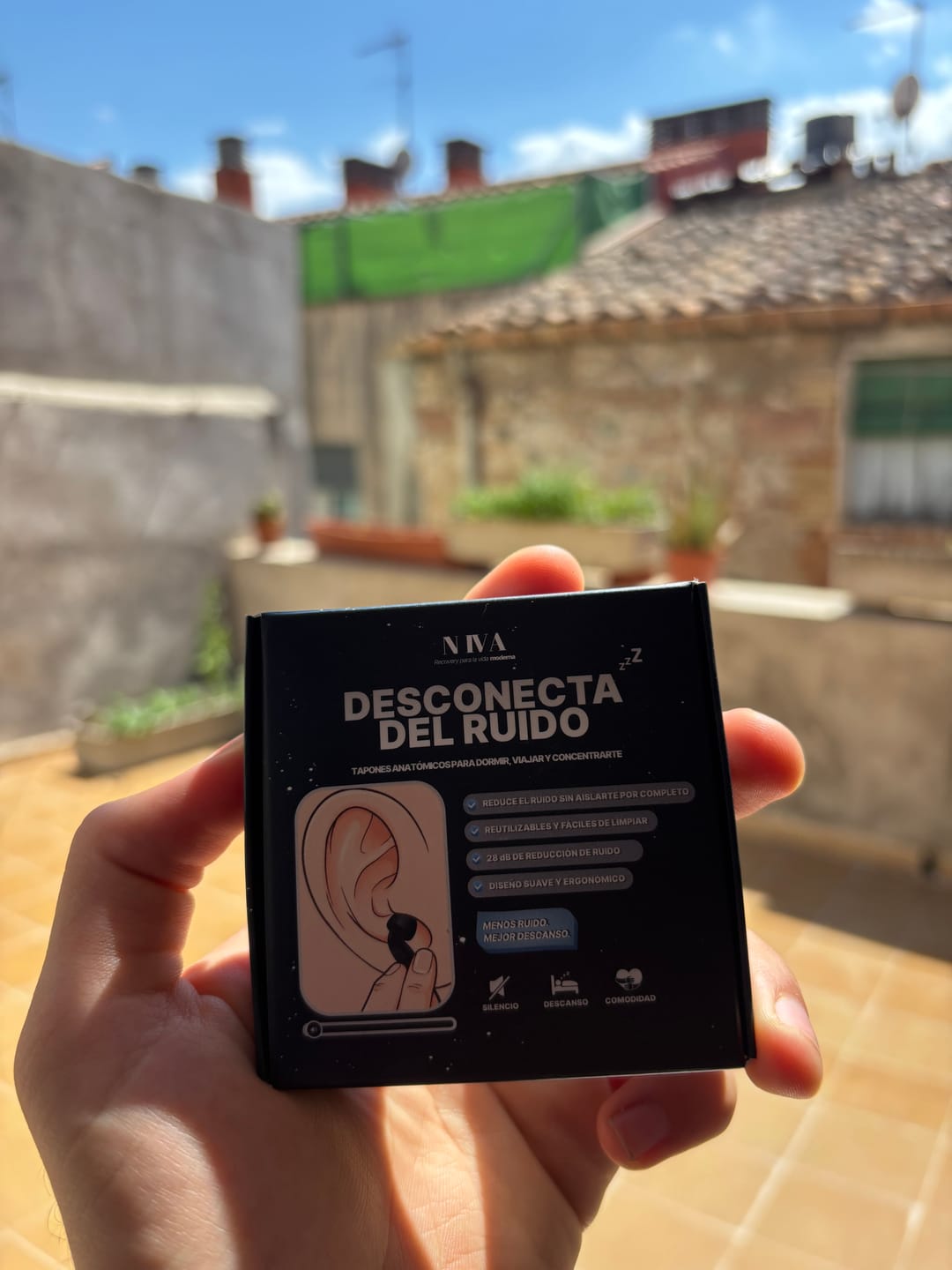 Customer photo review of Niva Silence Earplugs® Tapones para Descanso Profundo