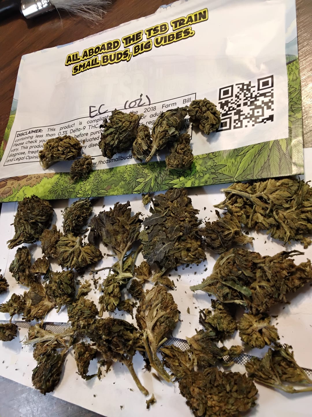 Customer photo review of Tropicana Cherry THCA Flower