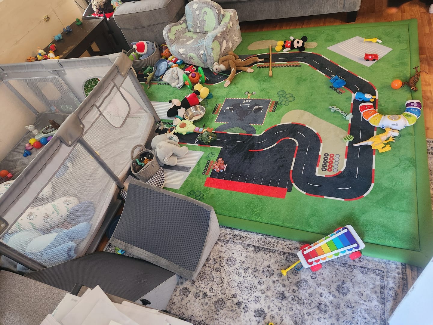 Customer photo review of Relax Mat - 1.4" Thick Soft Foam Play Mat