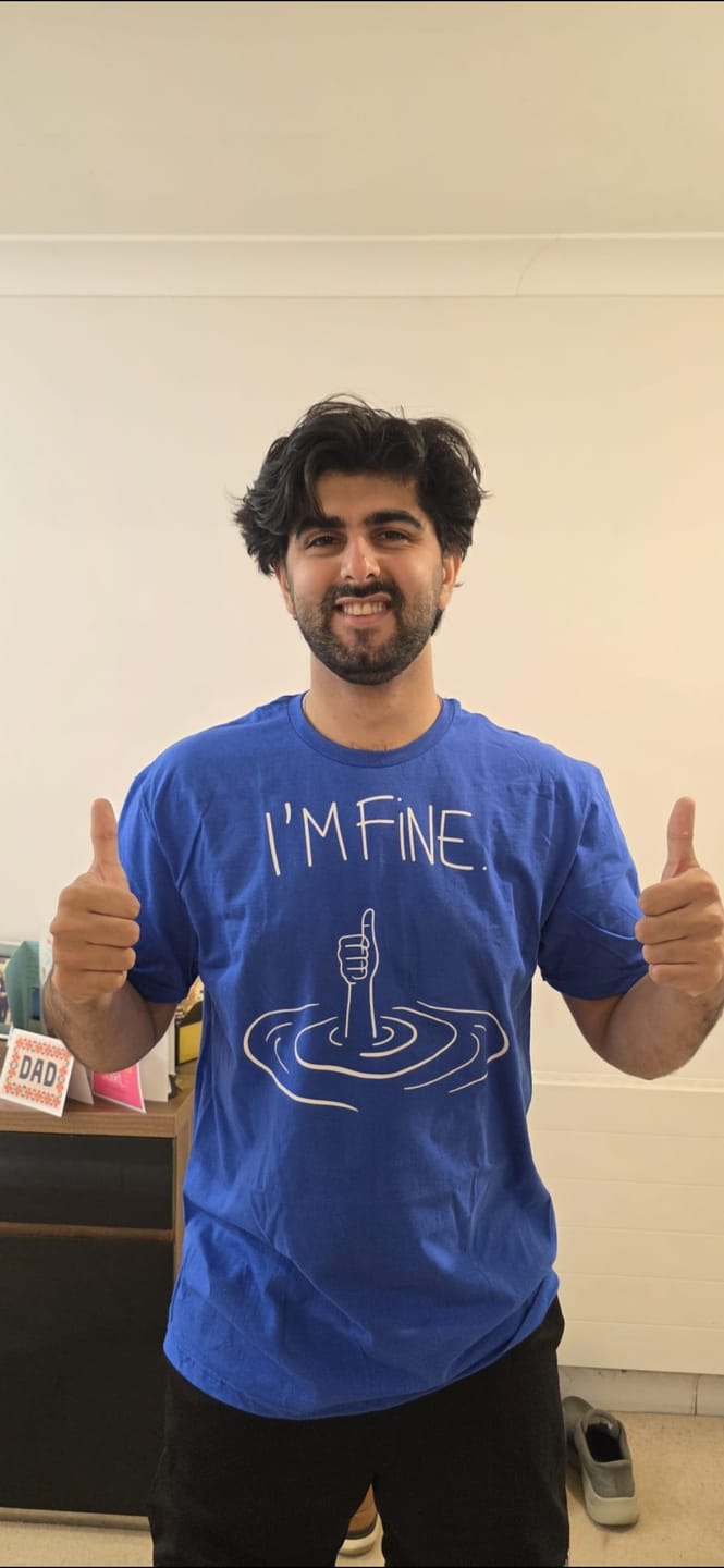 Customer photo review of I'm Fine... T-Shirt