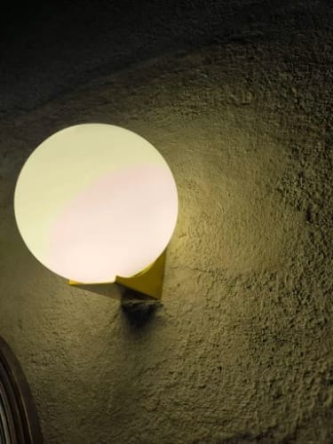 Customer photo review of Frosted Glass Ball Wall Light - Japandi Minimalist LED Sconce