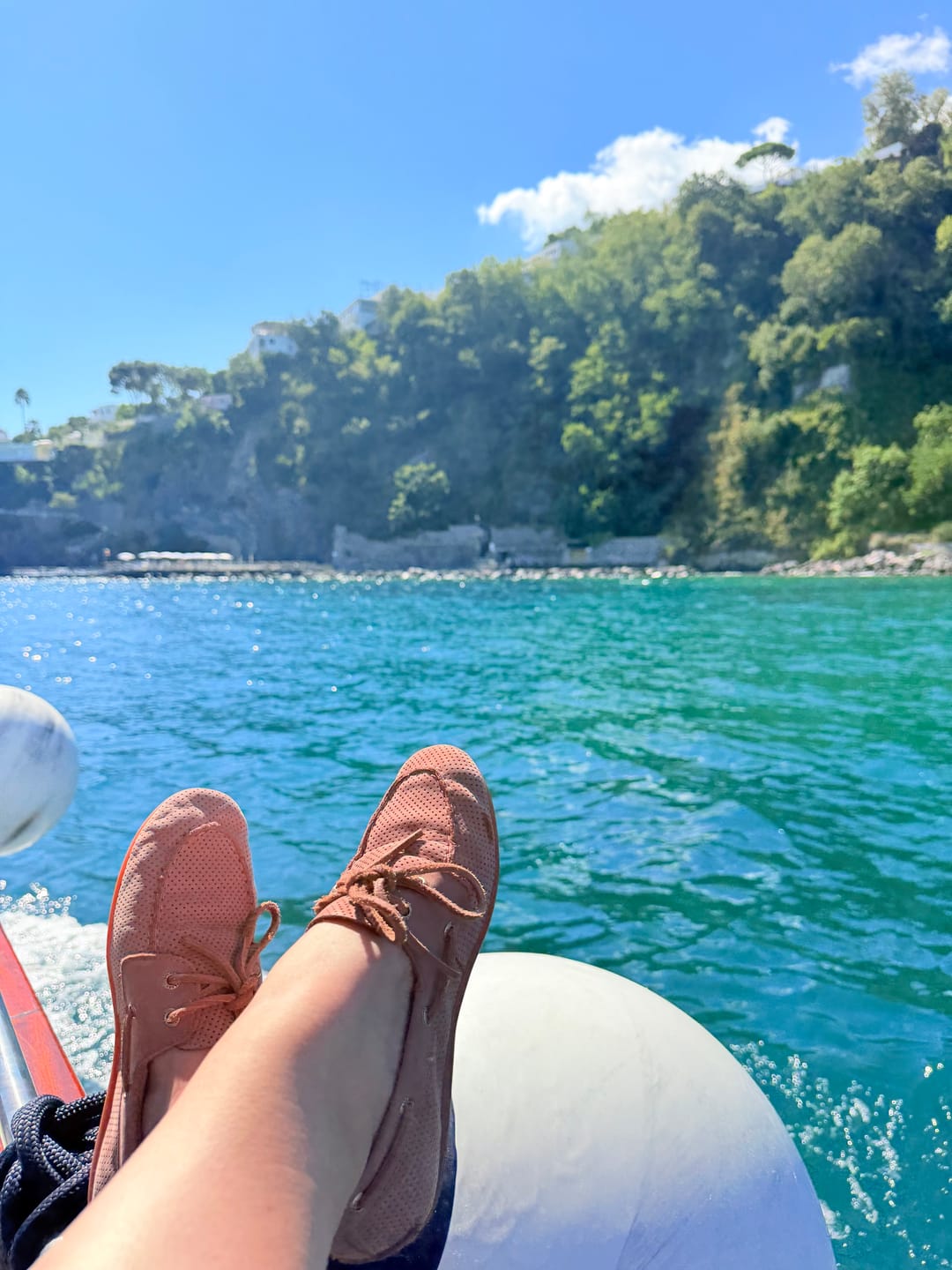 Customer photo review of Women's Slim Boat Shoe Mocha