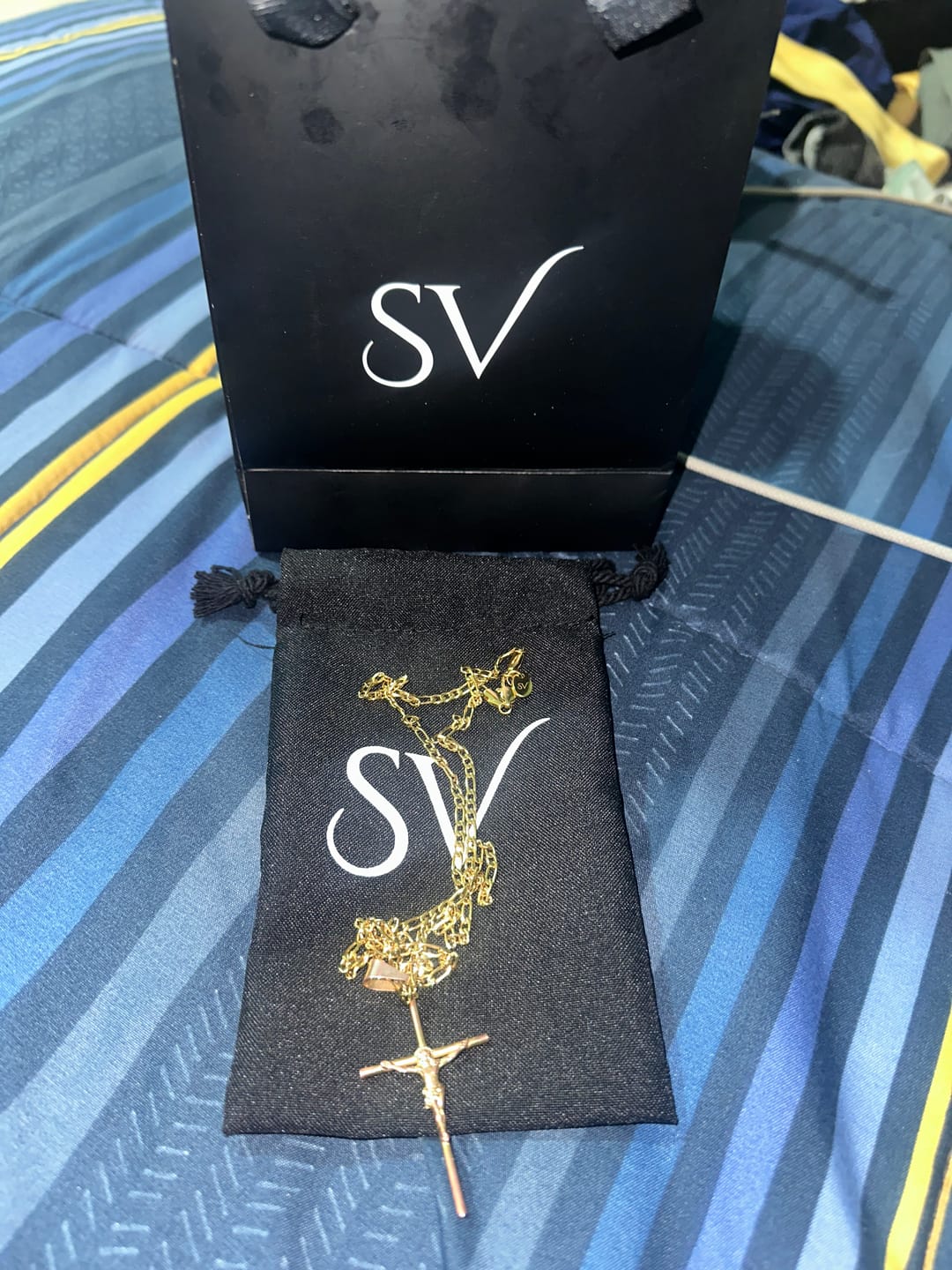 Customer photo review of Cadena Fígaro Oro 3mm