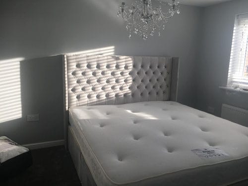 Customer photo review of Lola Classic Winged Divan Drawer Storage Bed