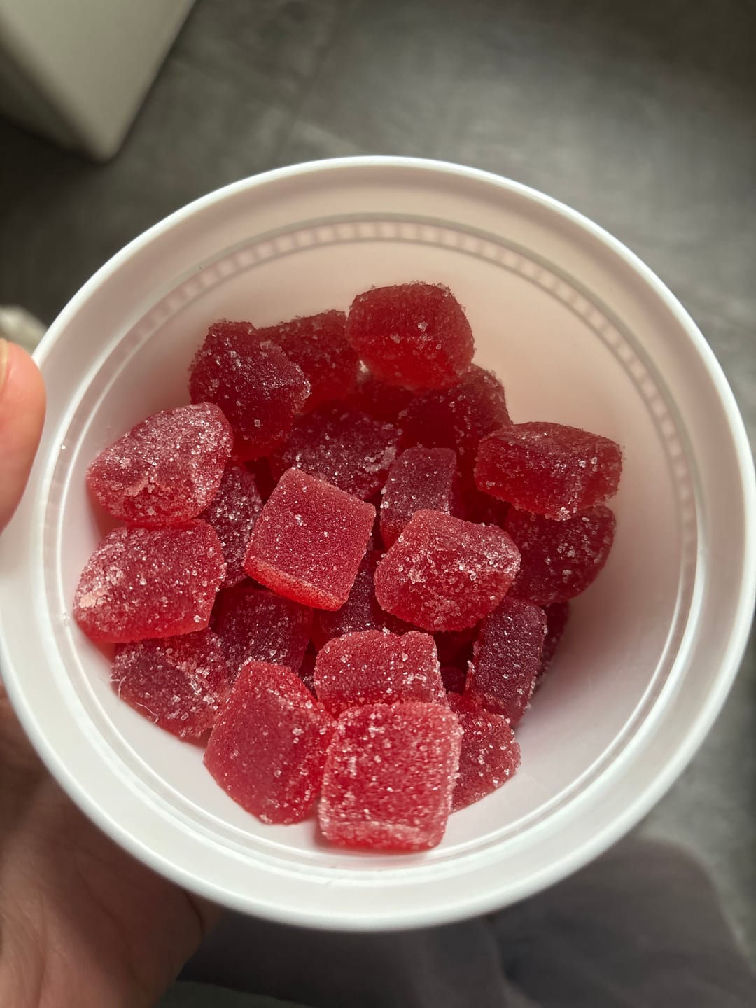 Customer photo review of THC Gummibärchen Strawberry