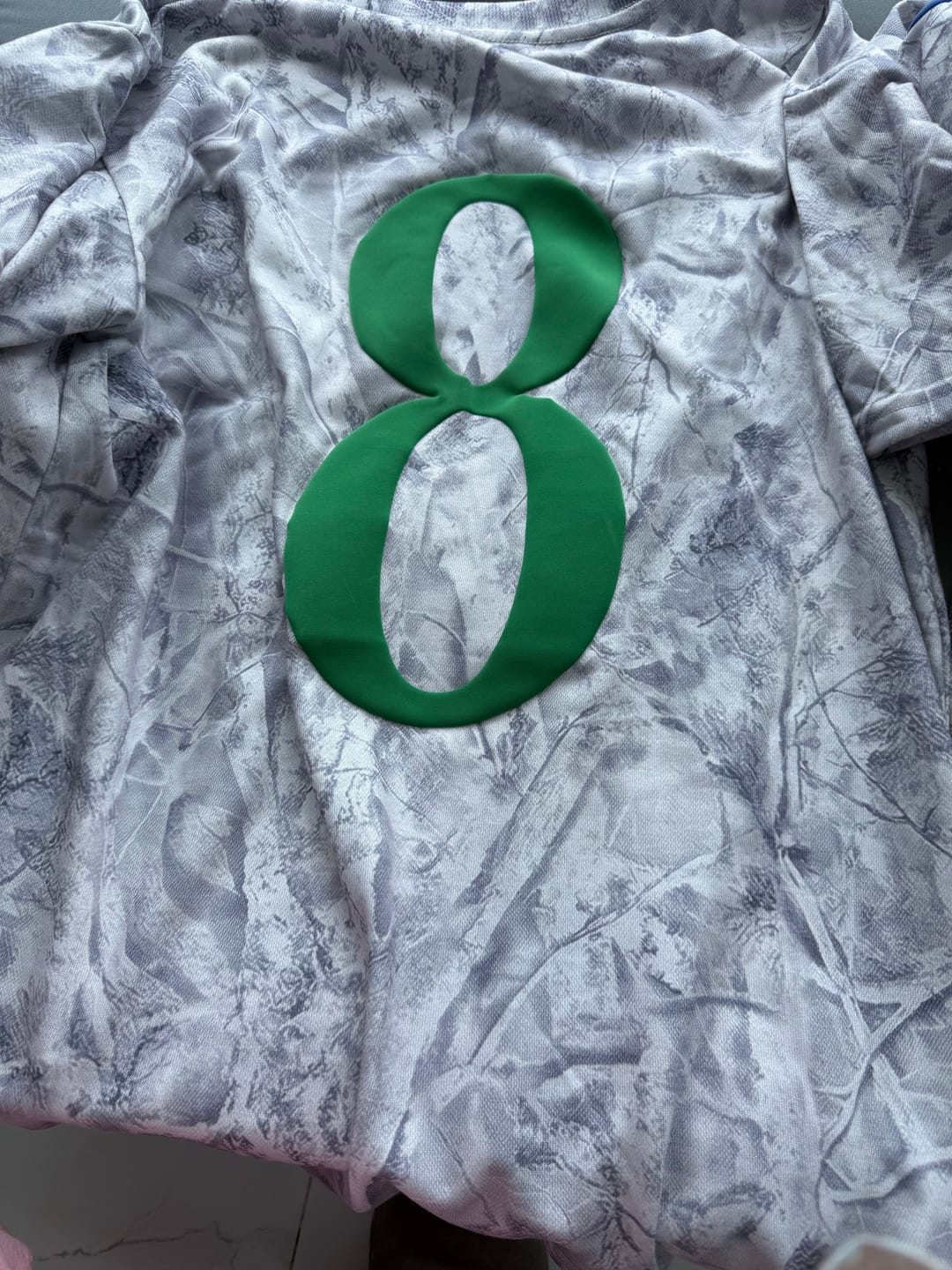 Customer photo review of Custom Camo Puff Print Gameday Shirt Sweatshirt -Best Gift For Sports Lovers | Game Day Wear