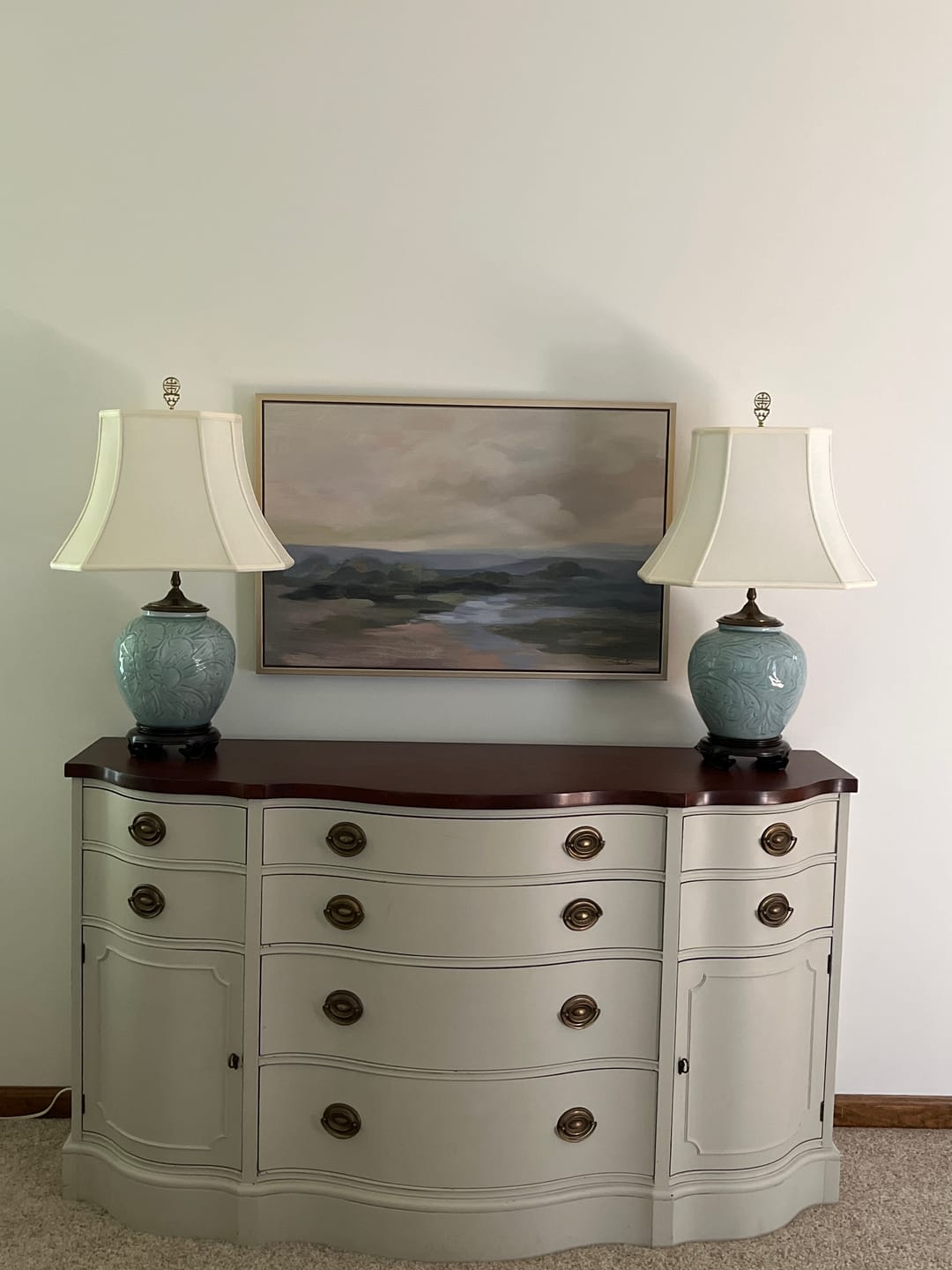 Customer photo review of Muted Green Landscape