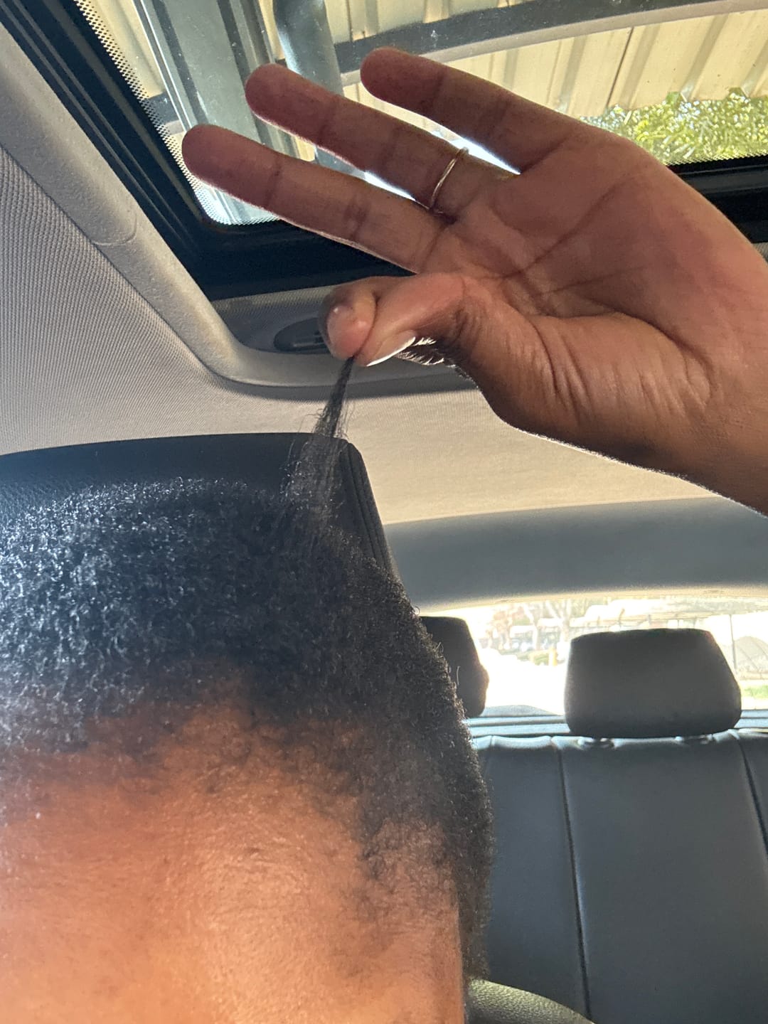 Customer photo review of All-In-One Hair Oil 200ml