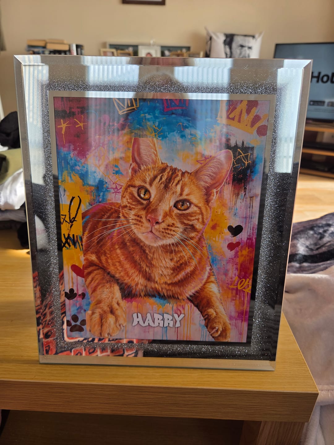 Customer photo review of Graffiti -  Personalised Poster