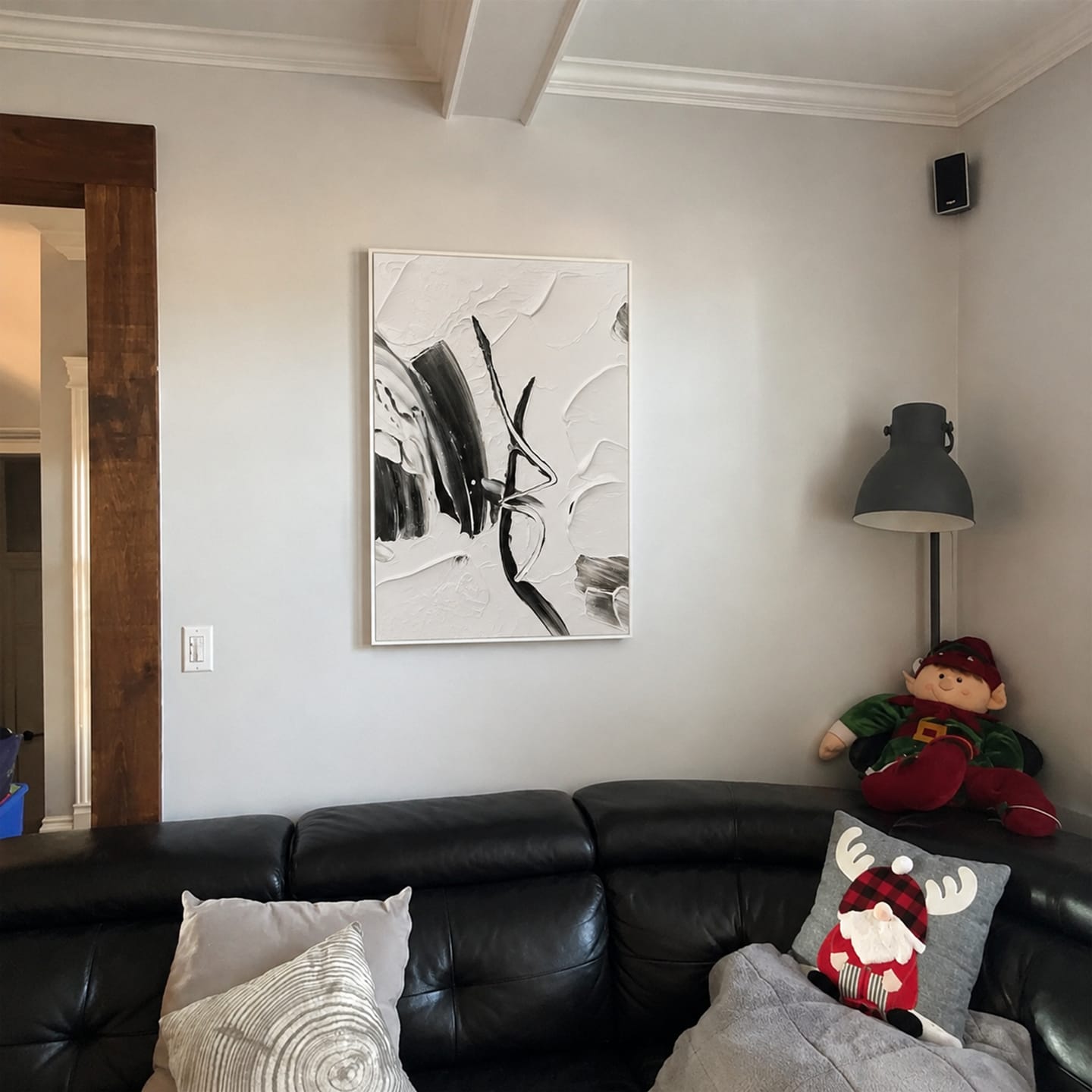 Customer photo review of Minimalist Textured Canvas Art #MM317