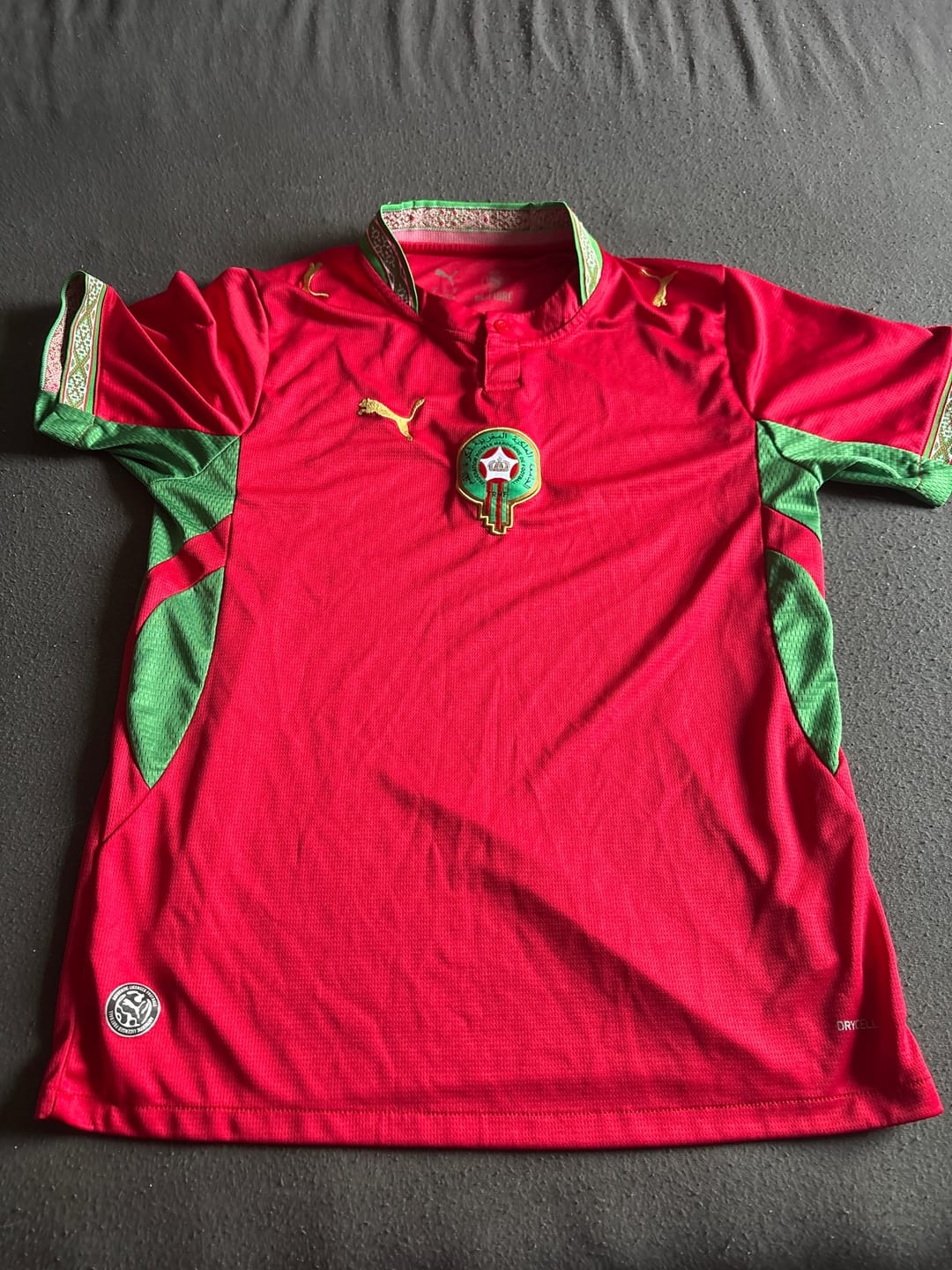 Customer photo review of MAILLOT MAROC EXTERIEUR COUPE DU MONDE 2026