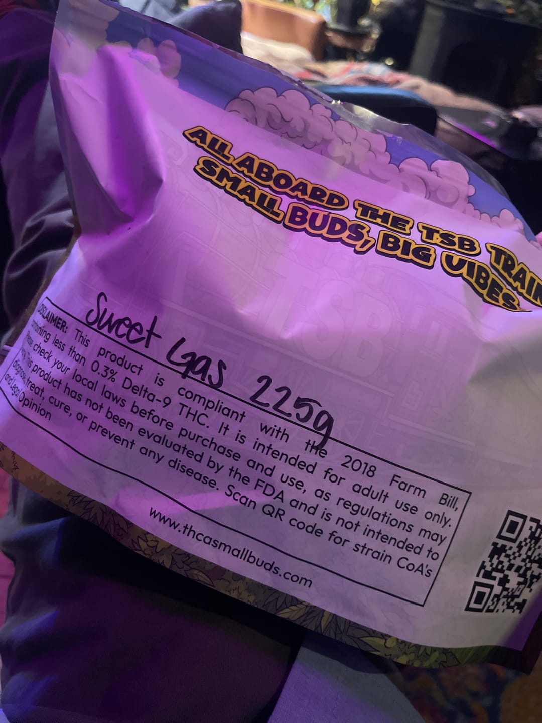 Customer photo review of Cheap THCA Smalls Pound