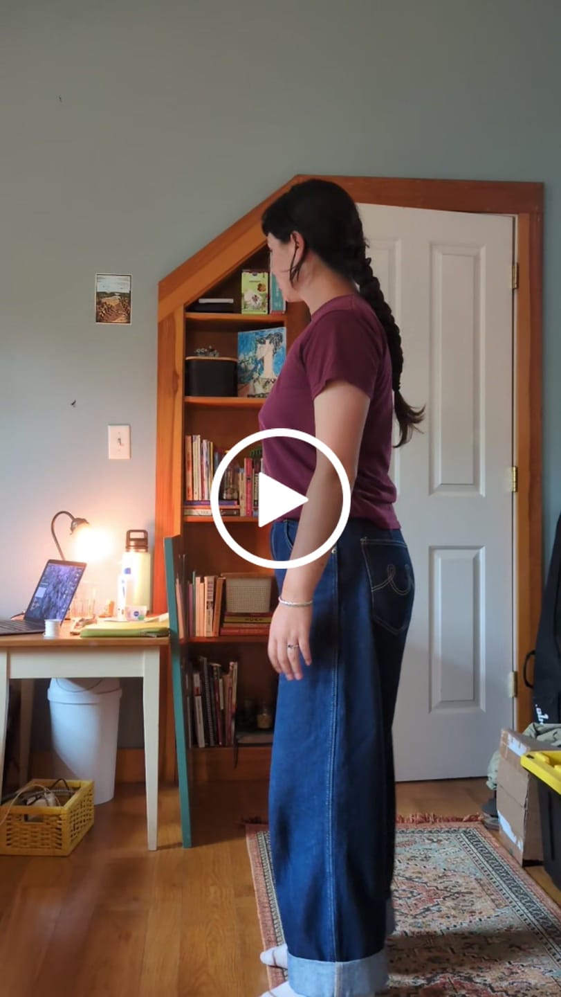 Customer video review of Denim Sunday Jeans