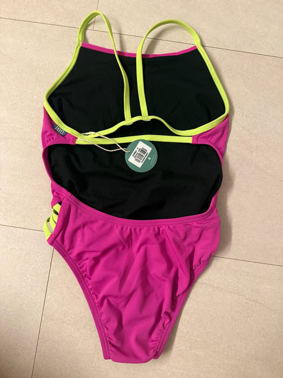 Customer photo review of ZAMBIA ONE PIECE - Orchid|Kiwi