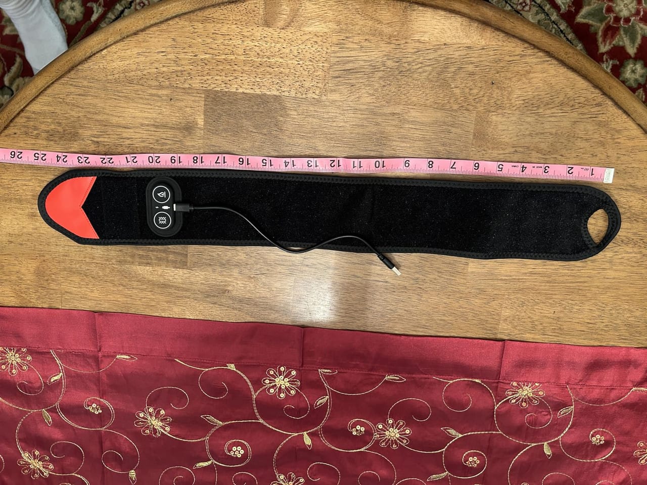 Customer photo review of ZyaVie™ 3-in-1 Red Light Wrist Wrap