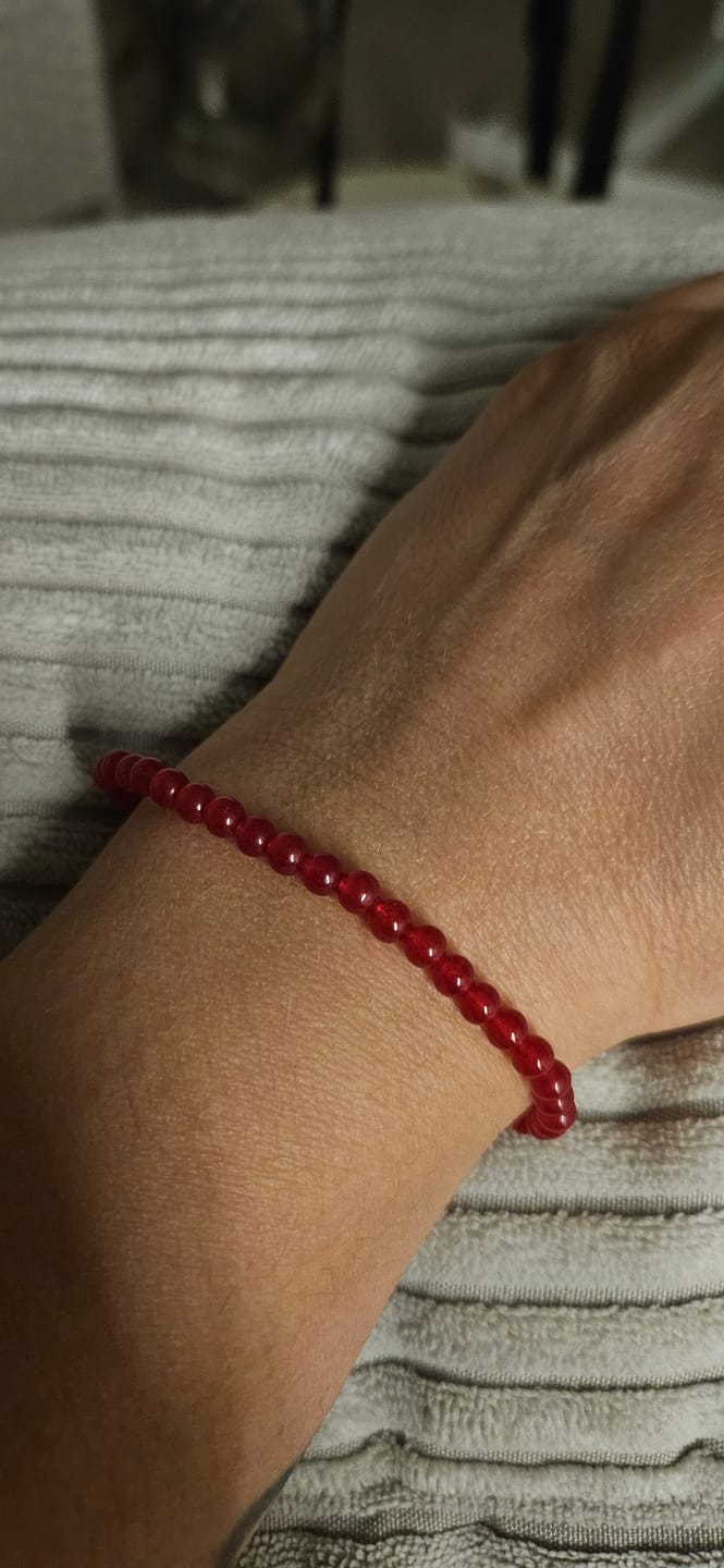 Customer photo review of Karneol Armband - Perlen