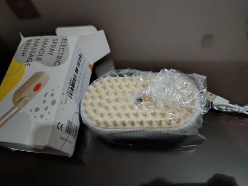 Customer photo review of Zovelta VaporBrush - Cepilla, masajea e hidrata
