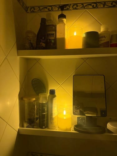 Customer photo review of LumiCandle Remote-Controlled Flameless Candle
