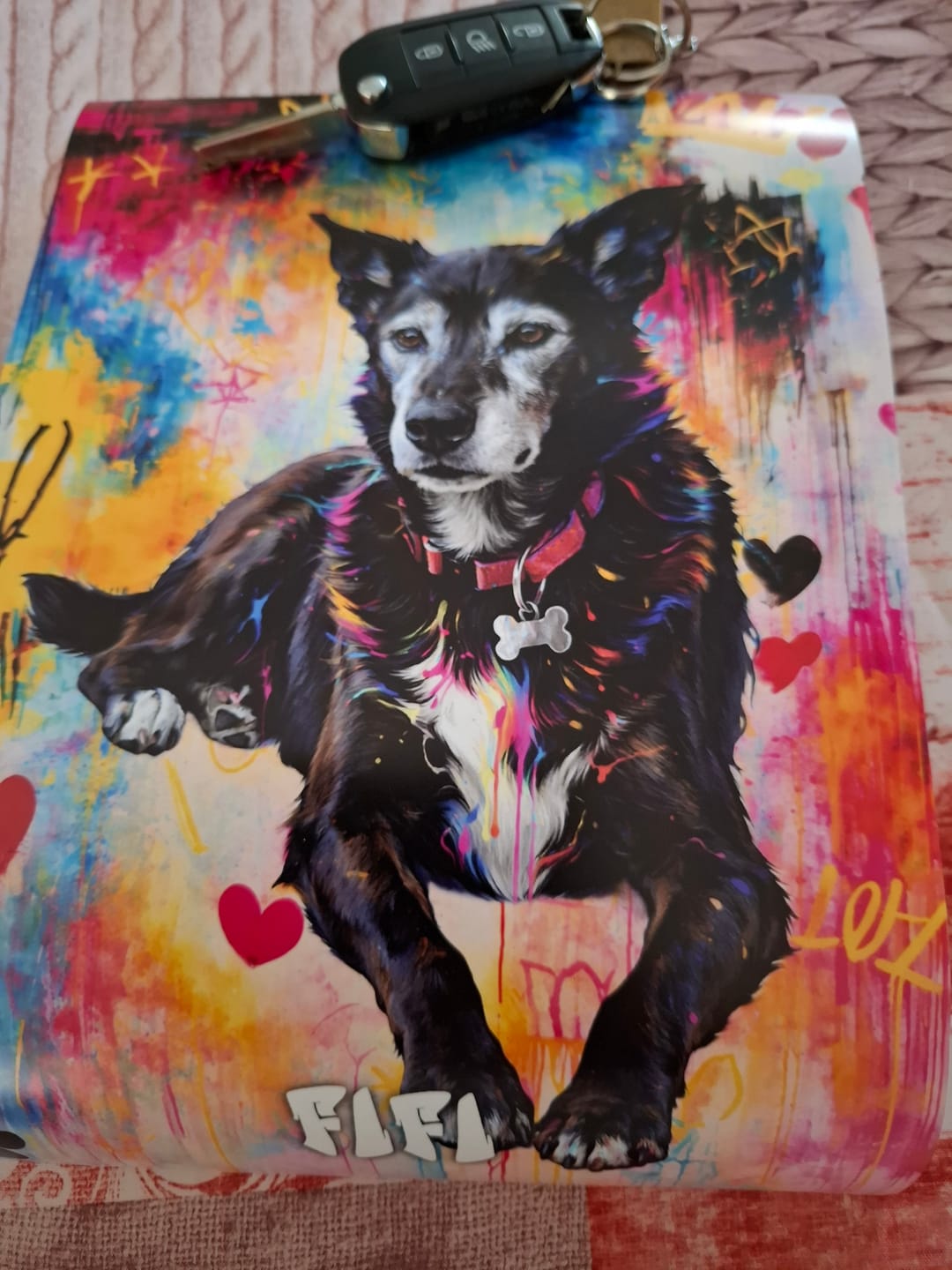 Customer photo review of Le graffiti - Poster personnalisé