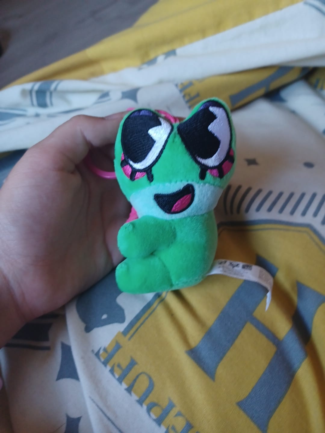 Customer photo review of Jax & Ribbit Magnetic Plush Keychains
