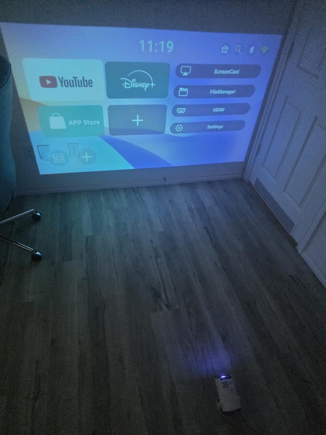 Customer photo review of Jolly Beam Projector