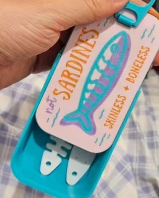 Customer photo review of フィッシュジュエリーケース