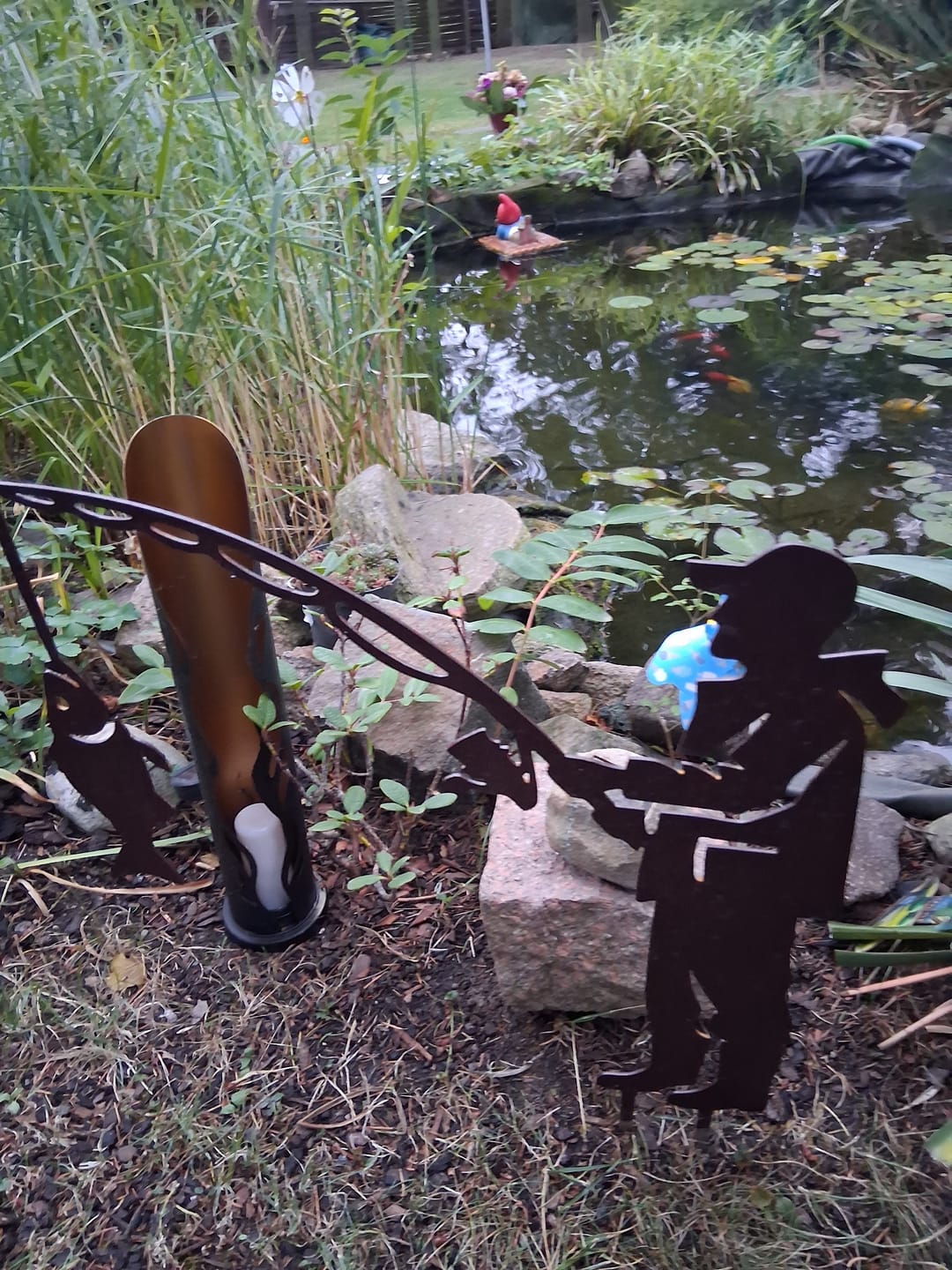 Customer photo review of Gartenstecker Angler
