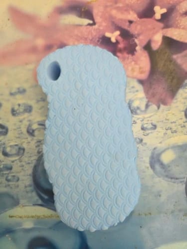 Customer photo review of Avorelio Gentle Exfoliating Bath Sponge