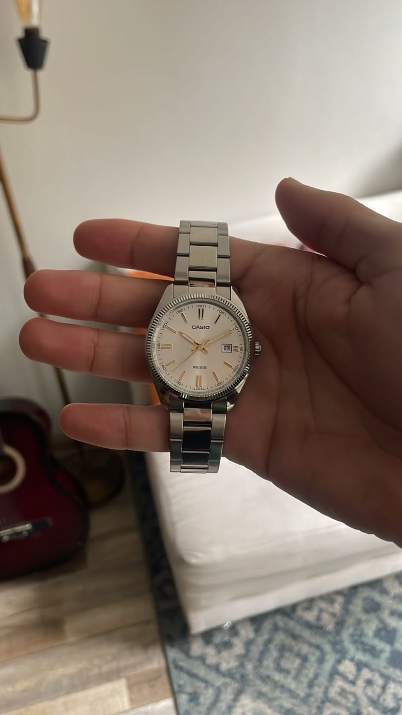 Customer photo review of Reloj Casio Análogo MTP-1302D-7A2V Blanco