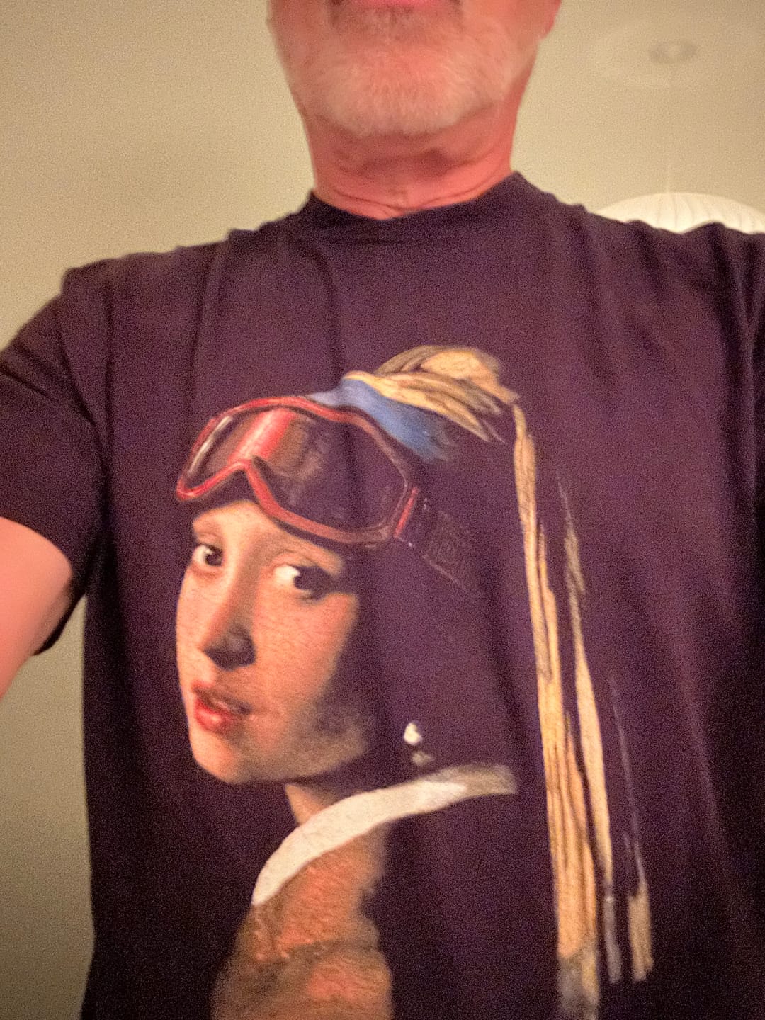 Customer photo review of Girl With Red Goggles