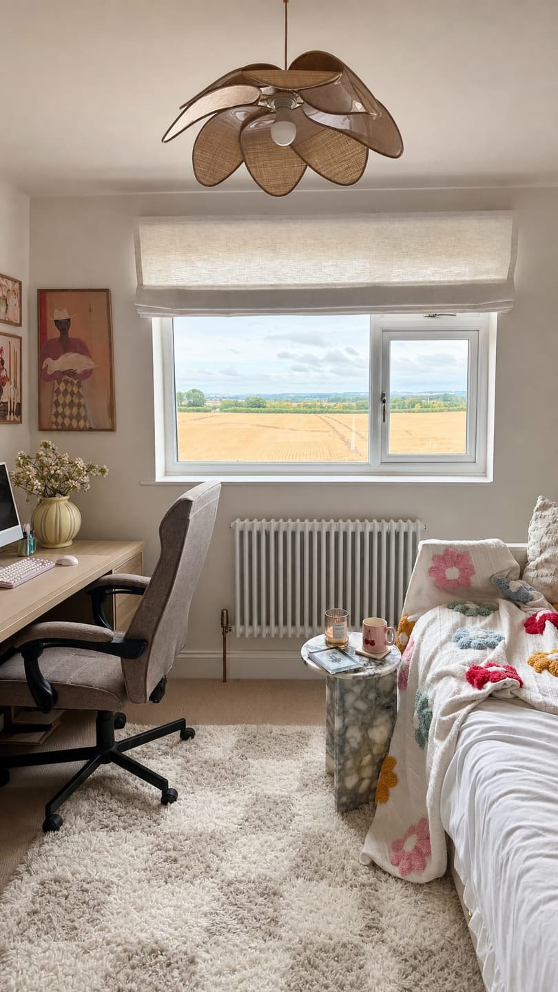 Customer photo review of Jessa Custom Motorized Roman Shades