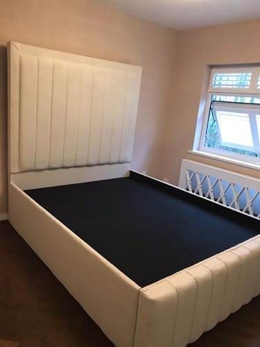 Customer photo review of Olivia Panel Stripe Bed