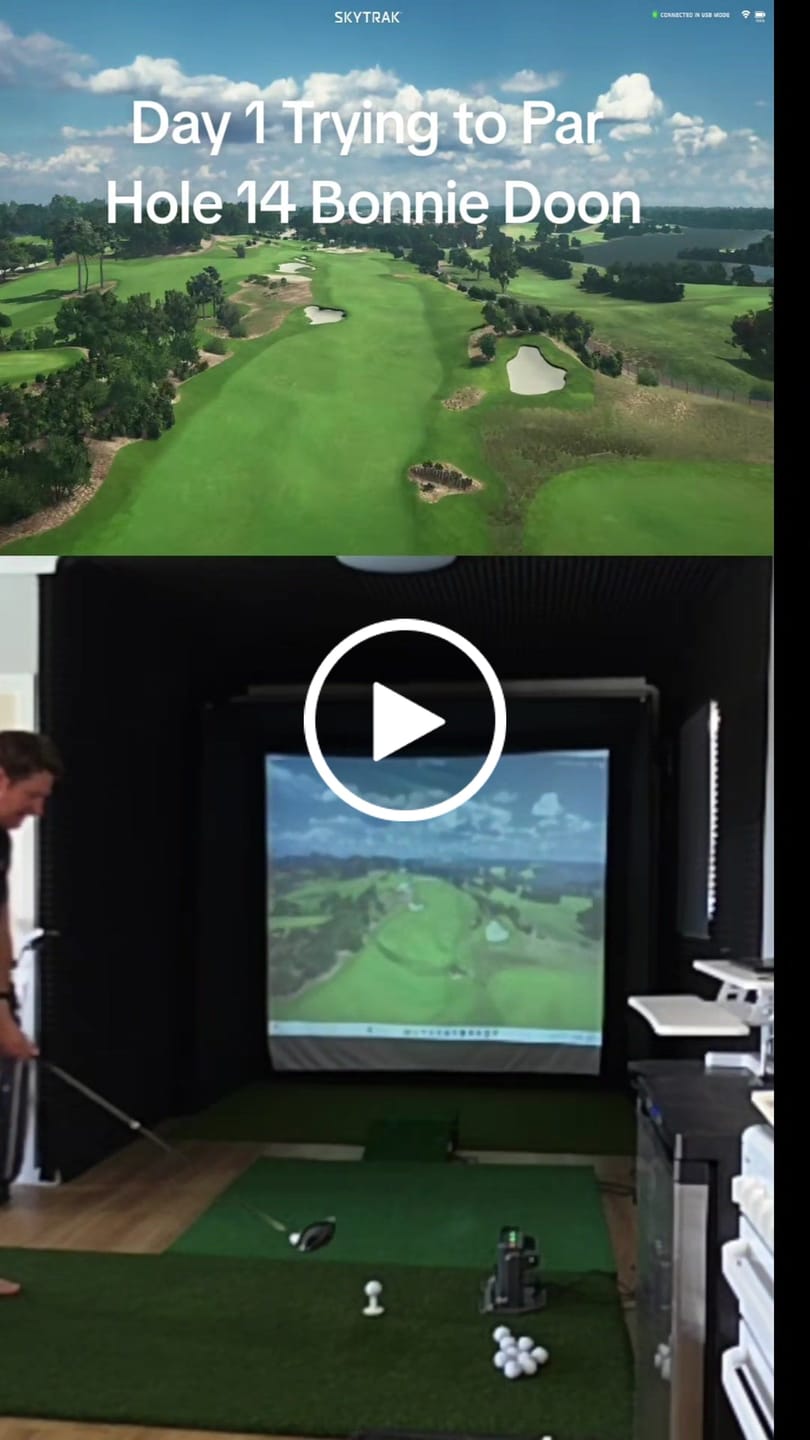 Customer video review of ST MAX Elite Play Package with 4K Projector & Golf Simulator Bay