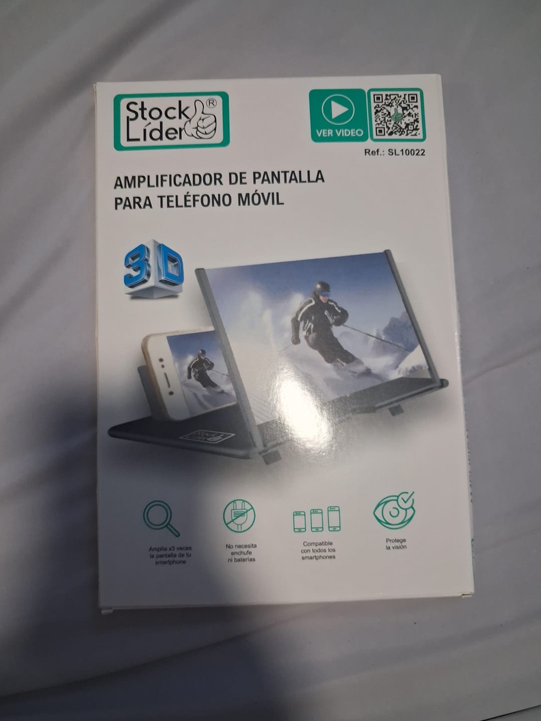Customer photo review of Amplificador Pantalla Móvil