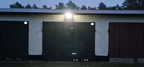 Customer photo review of Solar Outdoor Wall Light LED PIR Motion Sensor IP65