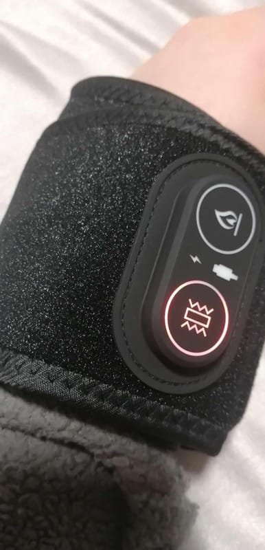 Customer photo review of ZyaVie™ 3-in-1 Red Light Wrist Wrap