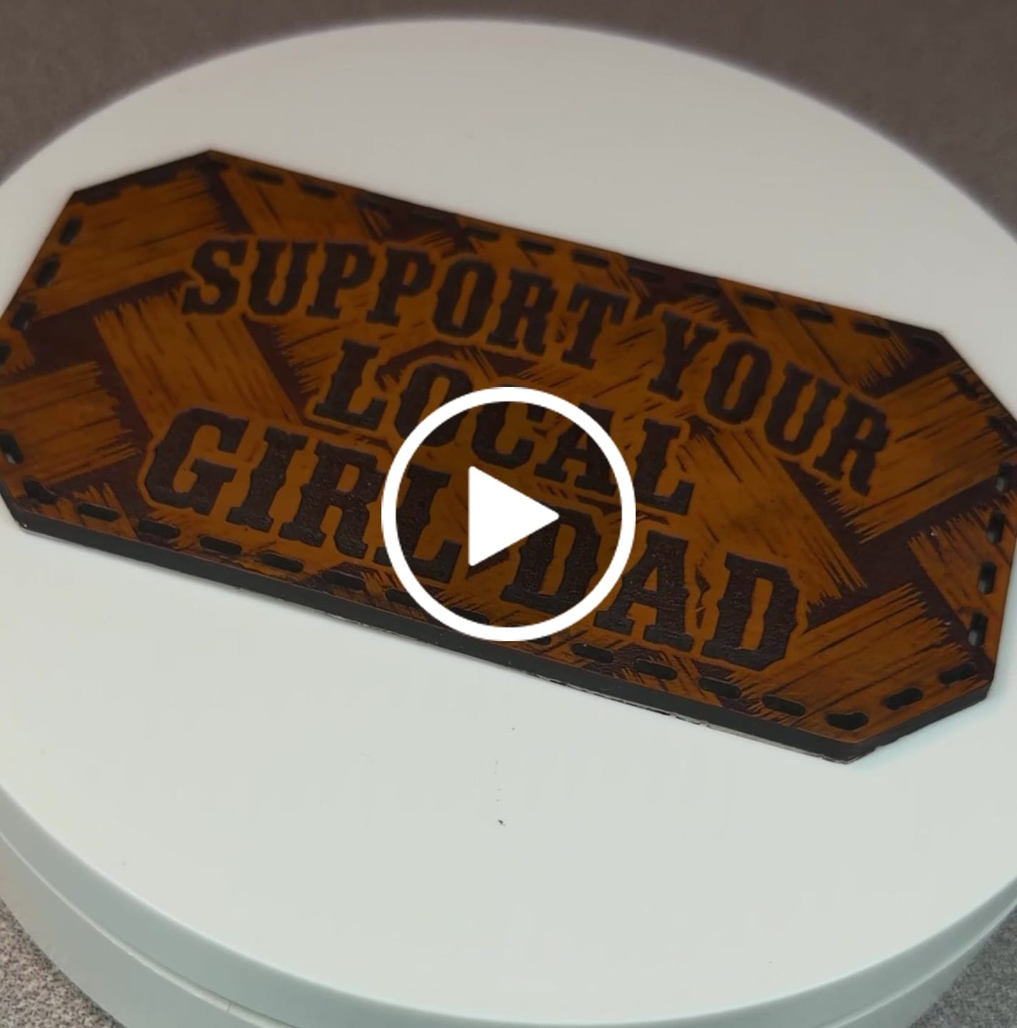 Customer video review of Full-Grain Leather Panel - Natural