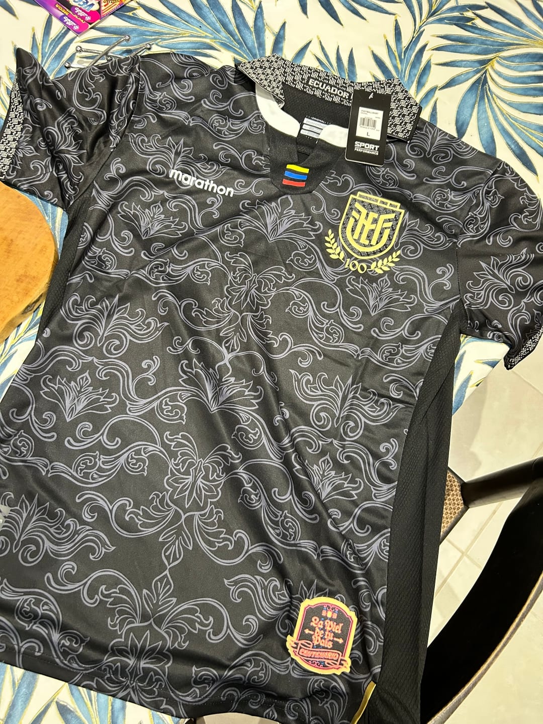 Customer photo review of MAILLOT EQUATEUR DOMICILE COUPE DU MONDE 2026