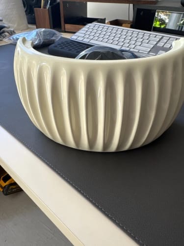 Customer photo review of Resin Bedside Wall Light French Art Deco Style