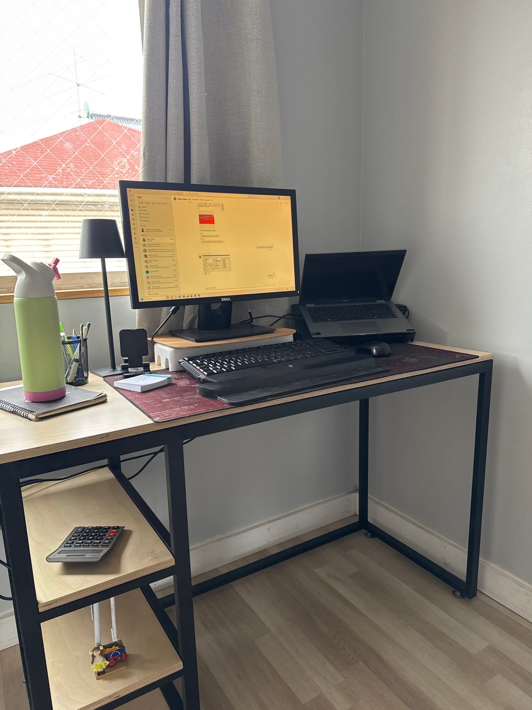 Customer photo review of Escritorio Repisa 120 x 50 — Kallfu.cl