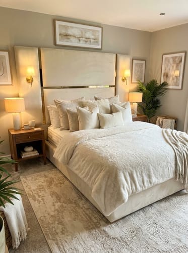 Customer photo review of Alexander Elegance Glossy Trim Wider Headboard Bed