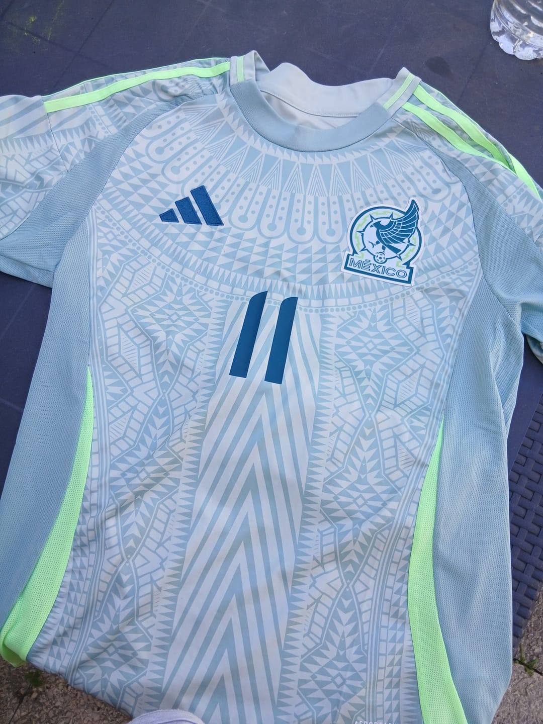 Customer photo review of MAILLOT MEXIQUE EXTÉRIEUR COPA AMERICA 2024