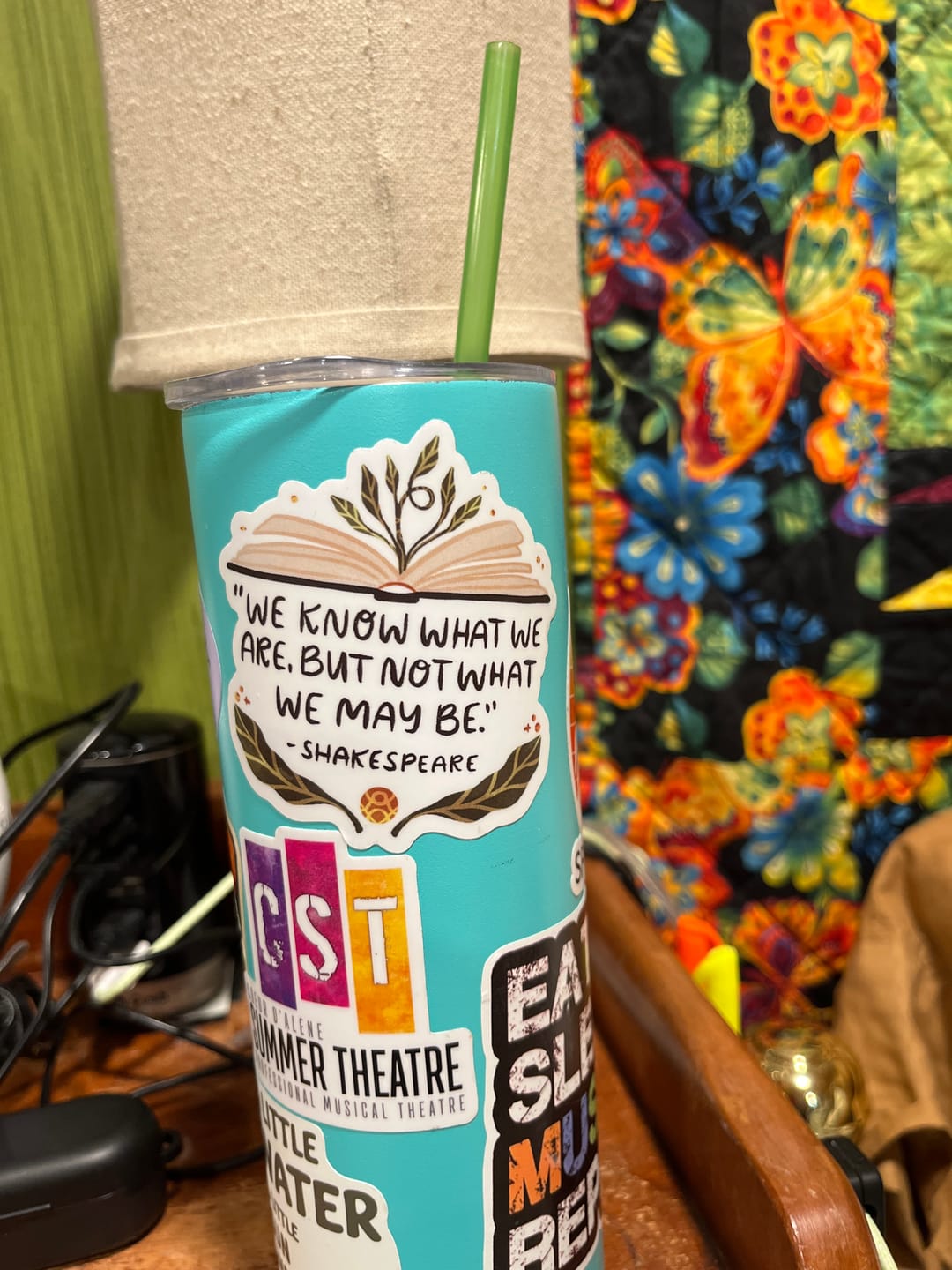 Customer photo review of Shakespeare Quotes Sticker 11 Pack