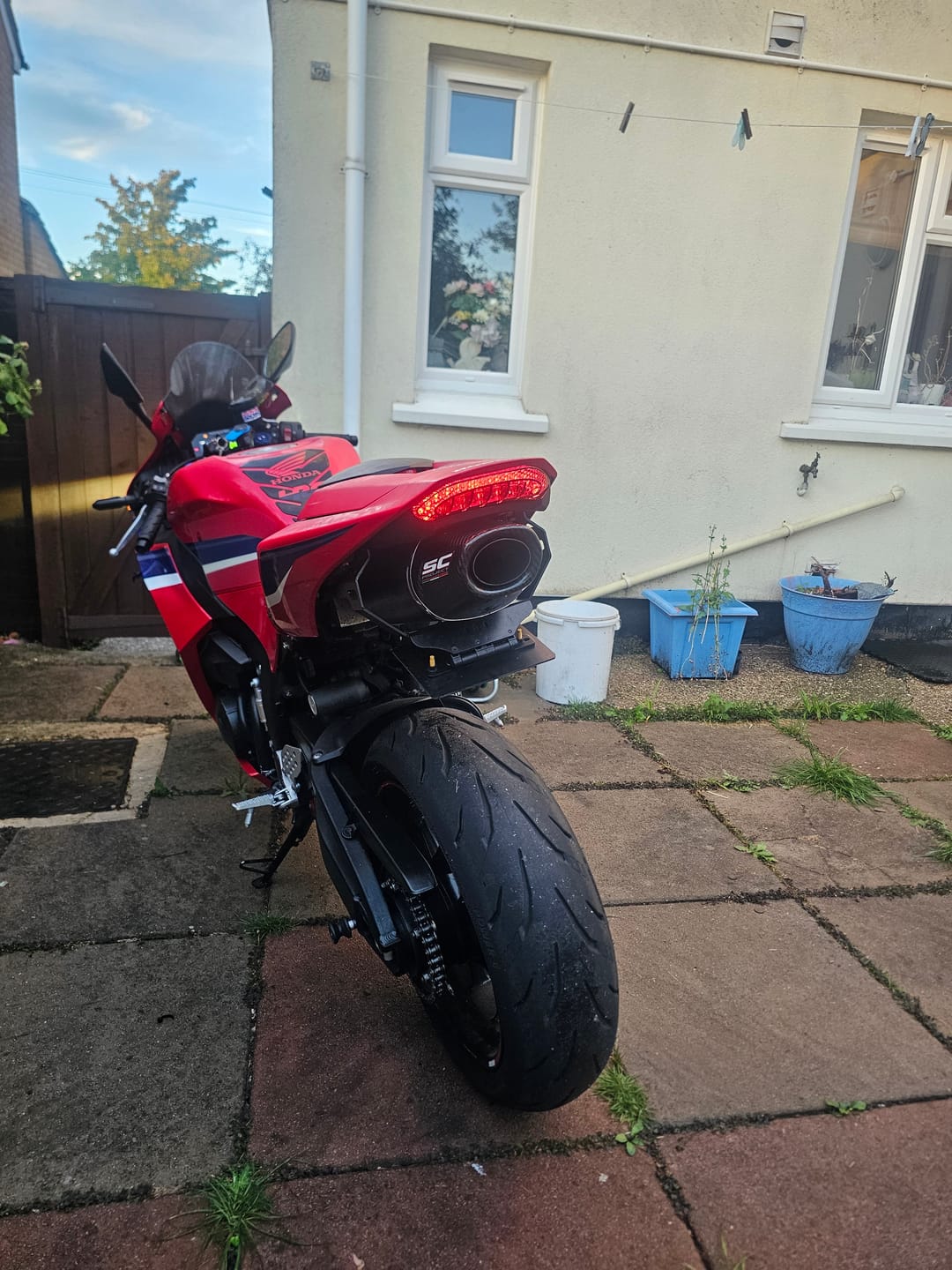Customer photo review of Honda CBR600RR Integrated Rear Light
